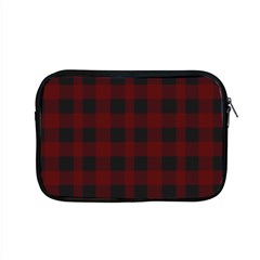 Dark Red Classic Plaids Apple Macbook Pro 15  Zipper Case by ConteMonfrey