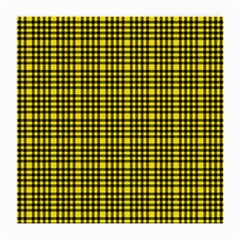 Yellow Small Plaids Medium Glasses Cloth (2 Sides) by ConteMonfrey