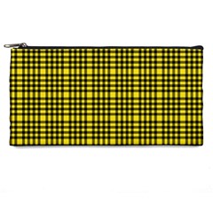 Yellow Small Plaids Pencil Case by ConteMonfrey