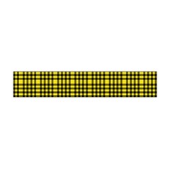 Yellow Small Plaids Flano Scarf (mini) by ConteMonfrey