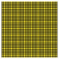 Yellow Small Plaids Lightweight Scarf  by ConteMonfrey