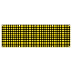 Yellow Small Plaids Banner And Sign 12  X 4  by ConteMonfrey