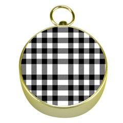 Black White Plaids  Gold Compasses by ConteMonfrey