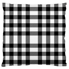 Black White Plaids  Standard Flano Cushion Case (one Side) by ConteMonfrey