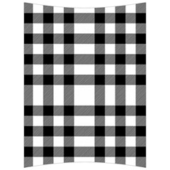 Black White Plaids  Back Support Cushion by ConteMonfrey