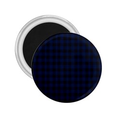 Black And Blue Classic Small Plaids 2 25  Magnets by ConteMonfrey