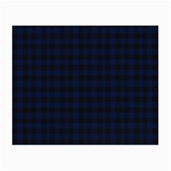 Black And Blue Classic Small Plaids Small Glasses Cloth by ConteMonfrey