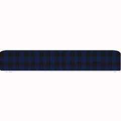 Black And Blue Classic Small Plaids Small Bar Mats by ConteMonfrey