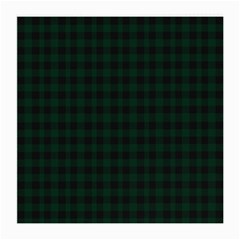 Black And Dark Green Small Plaids Medium Glasses Cloth by ConteMonfrey