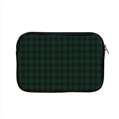 Black And Dark Green Small Plaids Apple Macbook Pro 15  Zipper Case by ConteMonfrey