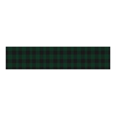 Black And Dark Green Small Plaids Velvet Scrunchie by ConteMonfrey