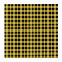 Black And Yellow Small Plaids Medium Glasses Cloth by ConteMonfrey