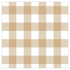 Clean Brown And White Plaids Lightweight Scarf  by ConteMonfrey