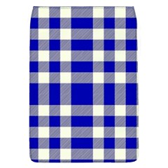 Blue Plaids Bic Big Plaids Removable Flap Cover (l) by ConteMonfrey