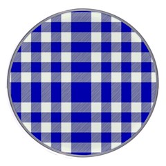 Blue Plaids Bic Big Plaids Wireless Charger by ConteMonfrey