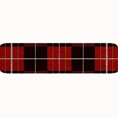 Modern Red Plaids Large Bar Mats by ConteMonfrey