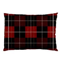 Modern Red Plaids Pillow Case by ConteMonfrey