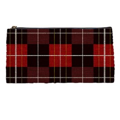 Modern Red Plaids Pencil Case by ConteMonfrey