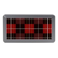 Modern Red Plaids Memory Card Reader (mini) by ConteMonfrey