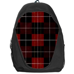 Modern Red Plaids Backpack Bag by ConteMonfrey