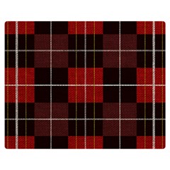 Modern Red Plaids Double Sided Flano Blanket (medium)  by ConteMonfrey