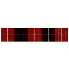 Modern Red Plaids Small Flano Scarf by ConteMonfrey