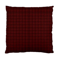 Dark Red Small Plaids Lines Standard Cushion Case (one Side) by ConteMonfrey