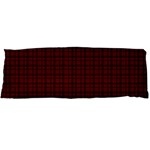 Dark Red Small Plaids Lines Body Pillow Case Dakimakura (Two Sides) Front