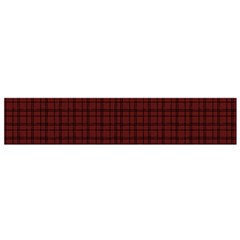 Dark Red Small Plaids Lines Small Flano Scarf by ConteMonfrey