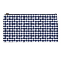 Small Blue And White Plaids Pencil Case by ConteMonfrey