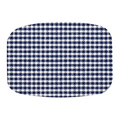 Small Blue And White Plaids Mini Square Pill Box by ConteMonfrey