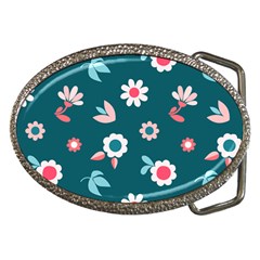 Cute Flowers Flower Seamless Model Spring Belt Buckles by Wegoenart