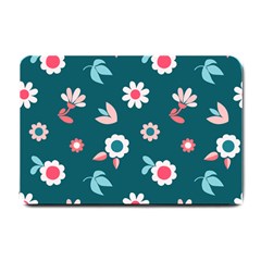 Cute Flowers Flower Seamless Model Spring Small Doormat  by Wegoenart