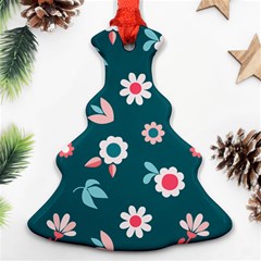 Cute Flowers Flower Seamless Model Spring Ornament (christmas Tree) 