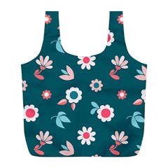 Cute Flowers Flower Seamless Model Spring Full Print Recycle Bag (l) by Wegoenart