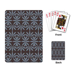 Floral Pattern Wallpaper Textile Playing Cards Single Design (rectangle) by Wegoenart