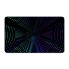 Circle Ring Background Wallpaper Magnet (rectangular) by Wegoenart