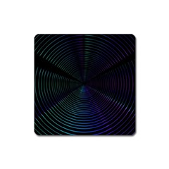 Circle Ring Background Wallpaper Square Magnet by Wegoenart