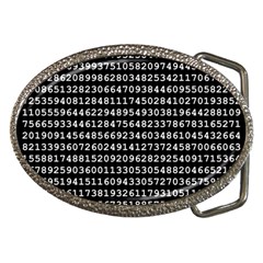 Illustration Pi Circle Diameter Circumference Belt Buckles by Wegoenart