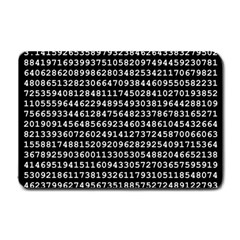 Illustration Pi Circle Diameter Circumference Small Doormat  by Wegoenart