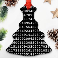 Illustration Pi Circle Diameter Circumference Ornament (christmas Tree) 