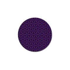 Background Pattern Texture Purple Golf Ball Marker by Wegoenart