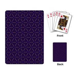 Background Pattern Texture Purple Playing Cards Single Design (rectangle) by Wegoenart