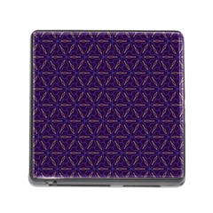 Background Pattern Texture Purple Memory Card Reader (square 5 Slot) by Wegoenart