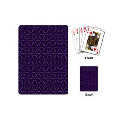 Background Pattern Texture Purple Playing Cards Single Design (mini) by Wegoenart