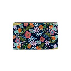 Flowers Flower Flora Nature Floral Background Painting Cosmetic Bag (small)