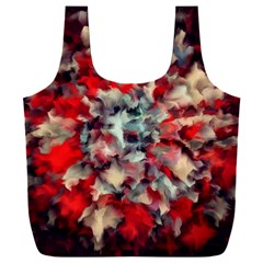 Mirror Fractal Full Print Recycle Bag (xxxl) by Sparkle