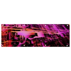 Mirror Fractal Banner And Sign 9  X 3  by Sparkle