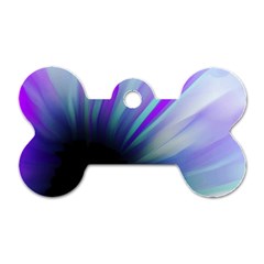 Mirror Fractal Dog Tag Bone (two Sides)