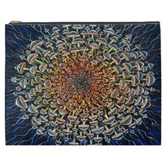 Mirror Fractal Cosmetic Bag (xxxl) by Sparkle